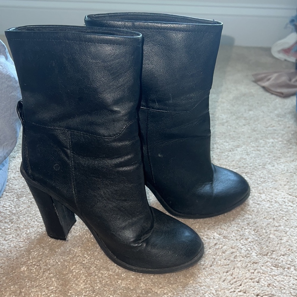 Black Leather boots